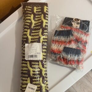 Two Pairs of Free People arm warmers.